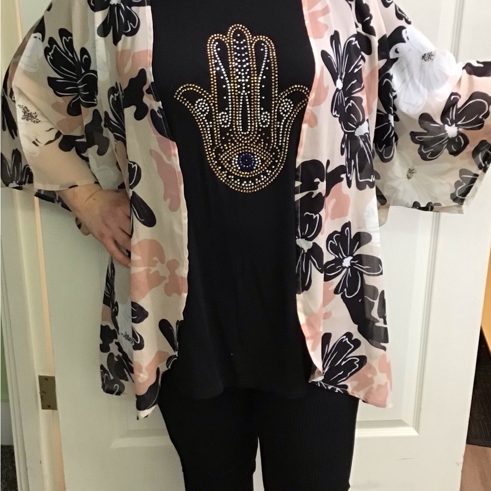 Floral Kimono Style Shrug